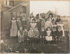 Teesdale Primary School, students and teachers subject to regime of payment by results, c. 1900. Courtesy, State Library of Victoria, H2013 248/11