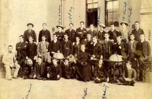 St Patrick’s College Wellington 1893. Names on photo identify 8 students who became priests. https://teara.govt.nz/en/photograph/29285/catholic-schools-st-patricks-college-wellington