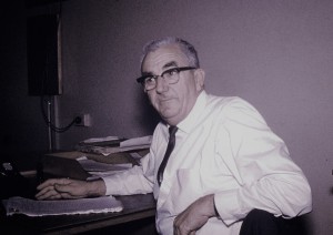 W.J. Weiss, Officer-in-charge, Furniture Services Branch, 1955-1971. Author’s collection
