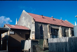 Remains of old Catholic Church and Common School No. 510, Portland. [Photo: Laurie Burchell, copyright SLV, Accession No. H2006.165/306] 