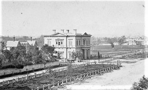 Adelaide Institute, 1864. On North Terrace before public library, museum, art gallery and university were built. SLSA PRG 280/1/37/258